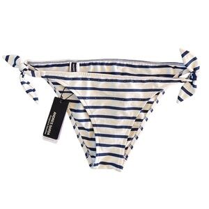 Andres Sarda Barcelona Twiggy Bikini Bottom NWT side Tie Striped